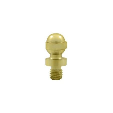 Deltana CHAT3 Acorn Tip Cabinet Finial Polished Brass, 10PK CHAT3-XCP10